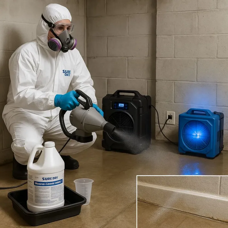 Sanitization and Odor Removal process in Airmont, NY